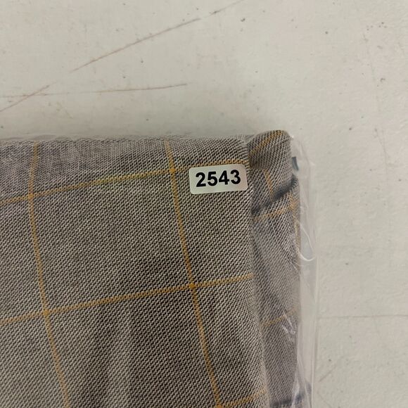 Express Cropped Suit Pant Mens 36x30 Brown Pleated Front Formal Business Wear - Picture 14 of 15